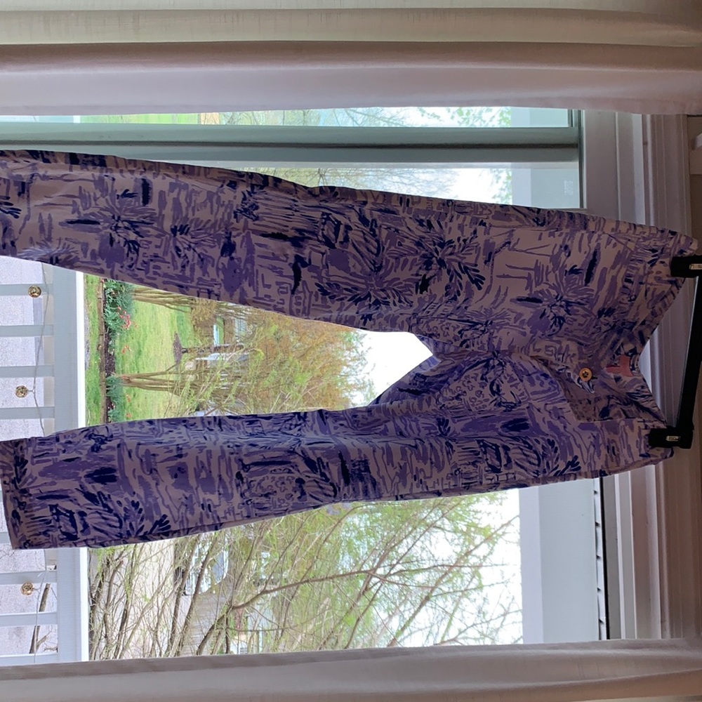 Lilly Pulitzer rock the dock kelly pants size 14